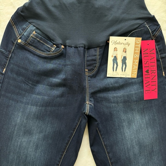 9TH & MAIN Maternity Skinny Stretch Jeans--M - Picture 7 of 12